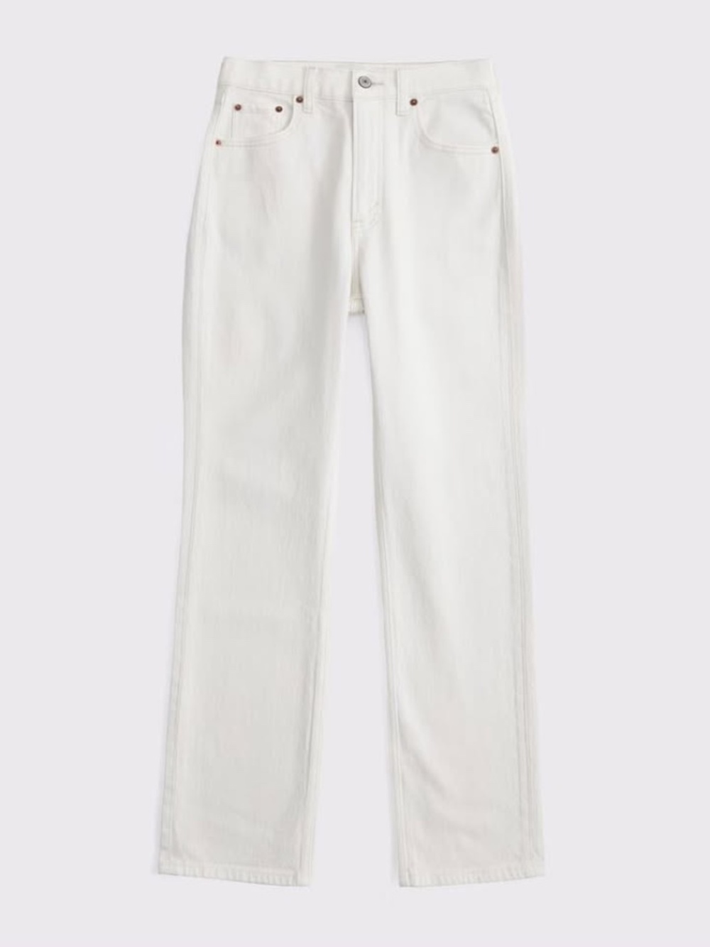 Abercrombie Ultra High Rise 90s Straight Jeans (Stone Wash)